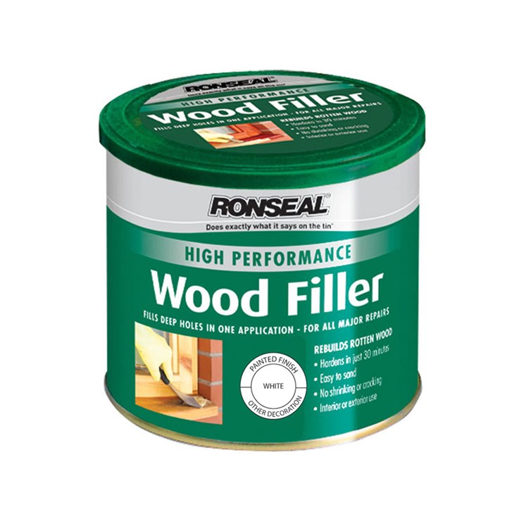 Ronseal High Performance Wood Filler White 275g